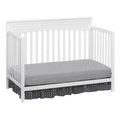 Oxford Baby Harper 4 - in - 1 Convertible Crib, Dove Gray, GREENGUARD Gold Certified, Wooden Crib
