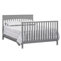 Oxford Baby Harper 4 - in - 1 Convertible Crib, Dove Gray, GREENGUARD Gold Certified, Wooden Crib