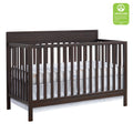 Oxford Baby Harper 4 - in - 1 Convertible Crib, Dove Gray, GREENGUARD Gold Certified, Wooden Crib
